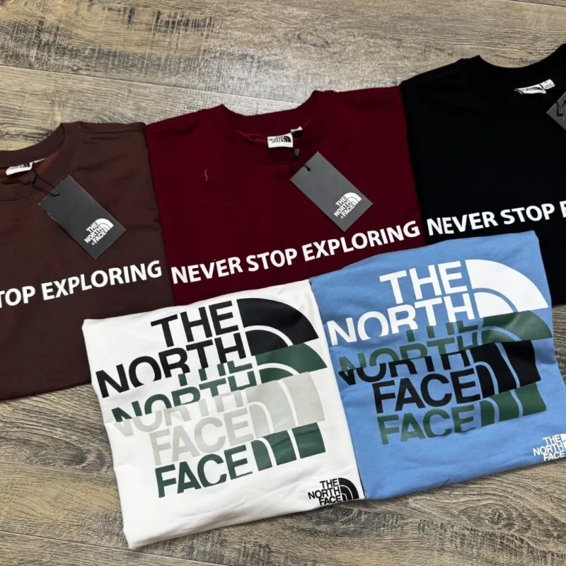 The North Face Men's Premium Stylish Round Neck Short Sleeve T-Shirt Wholesale Bangladesh