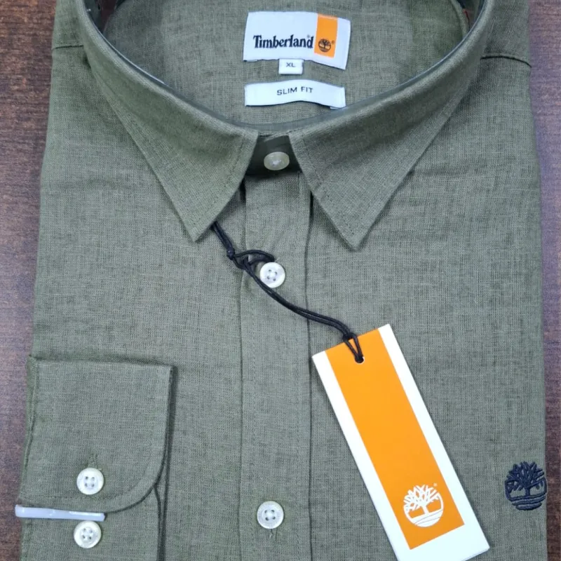 Timberland Men's Premium Stylish Remi Cotton Check Shirt Wholesale Bangladesh