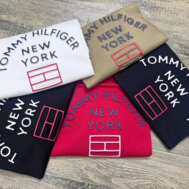 Tommy Hilfiger Men's Premium Stylish Round Neck Short Sleeve T-Shirt Wholesale Bangladesh