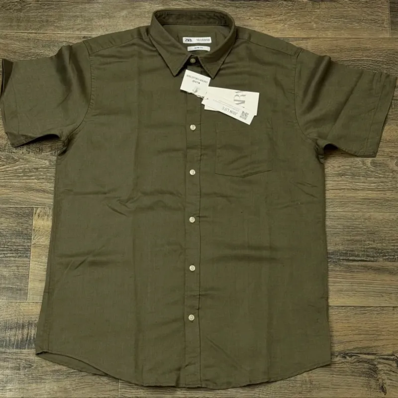 Zara Men's Premium Half Sleeve Check Shirt Wholesale Bangladesh