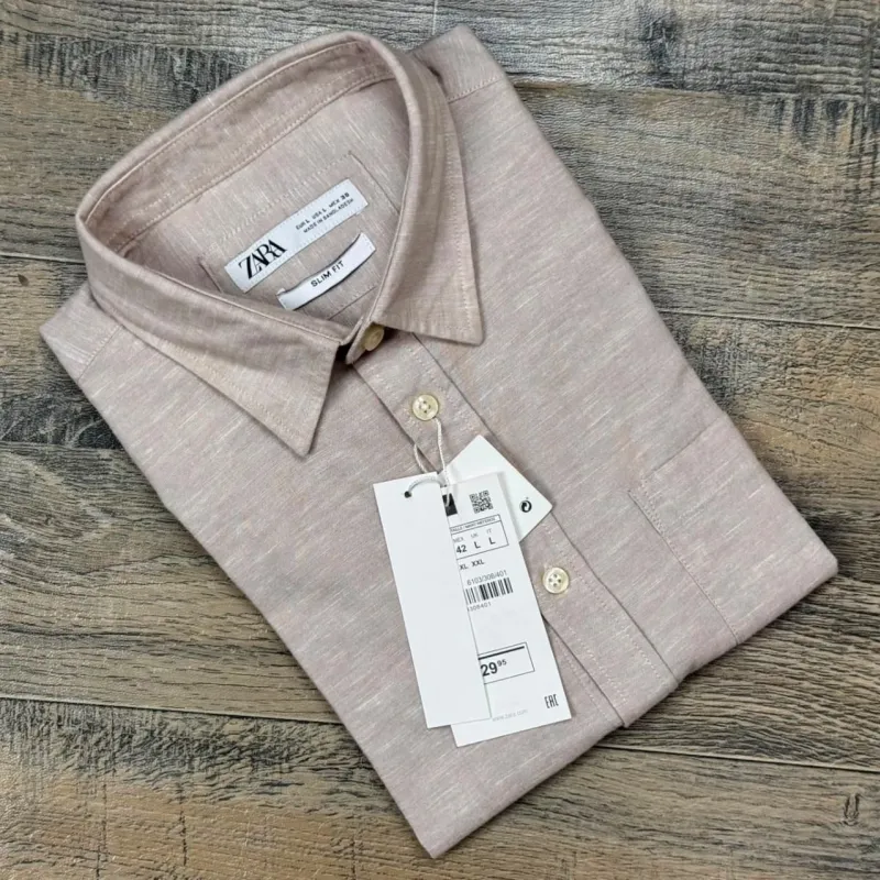 Zara Men's Premium Half Sleeve Check Shirt Wholesale Bangladesh