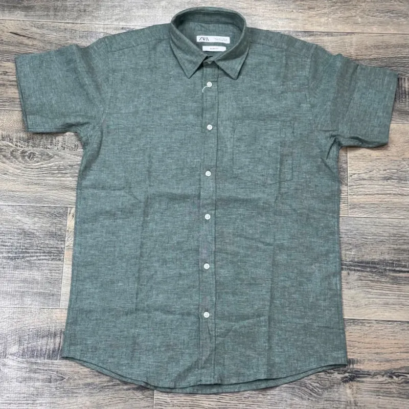 Zara Men's Premium Half Sleeve Check Shirt Wholesale Bangladesh