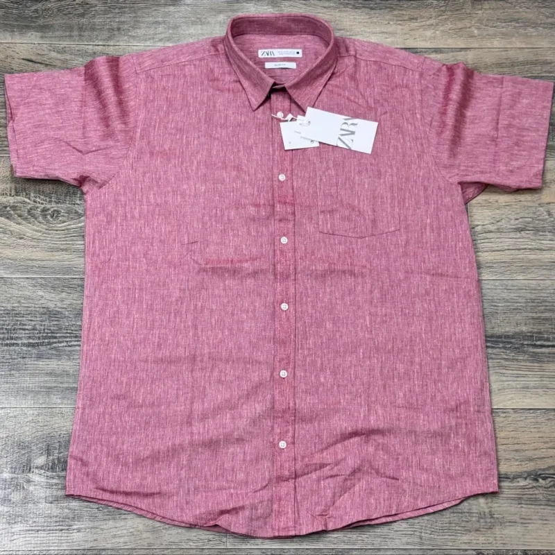 Zara Men's Premium Half Sleeve Check Shirt Wholesale Bangladesh