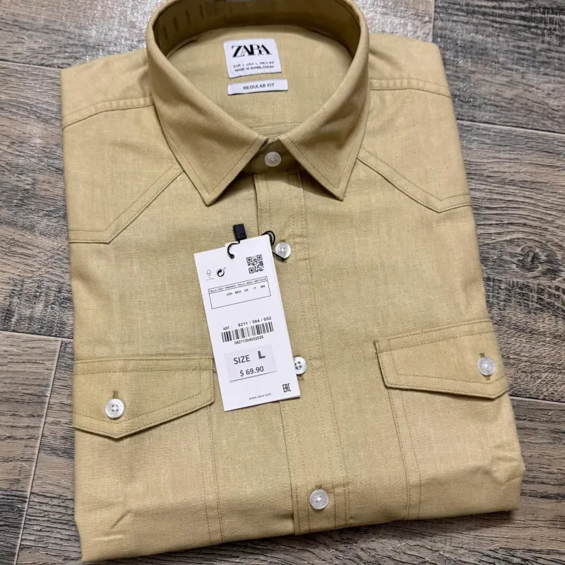 Zara Men's Premium Half Sleeve Remi Cotton Check Shirt Wholesale Bangladesh