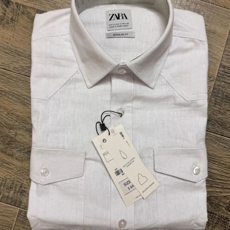 Zara Men's Premium Half Sleeve Remi Cotton Check Shirt Wholesale Bangladesh