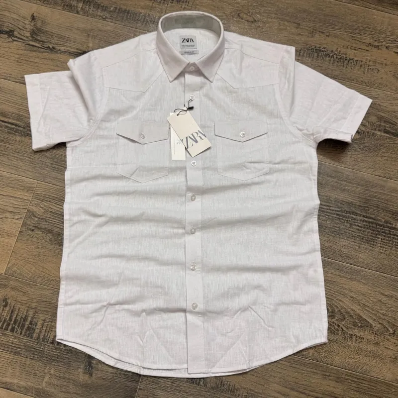 Zara Men's Premium Half Sleeve Remi Cotton Check Shirt Wholesale Bangladesh