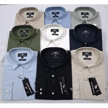 Armani Men's Slim Fit Long Sleeve Shirt Wholesale – Everywear Bangladesh Ltd