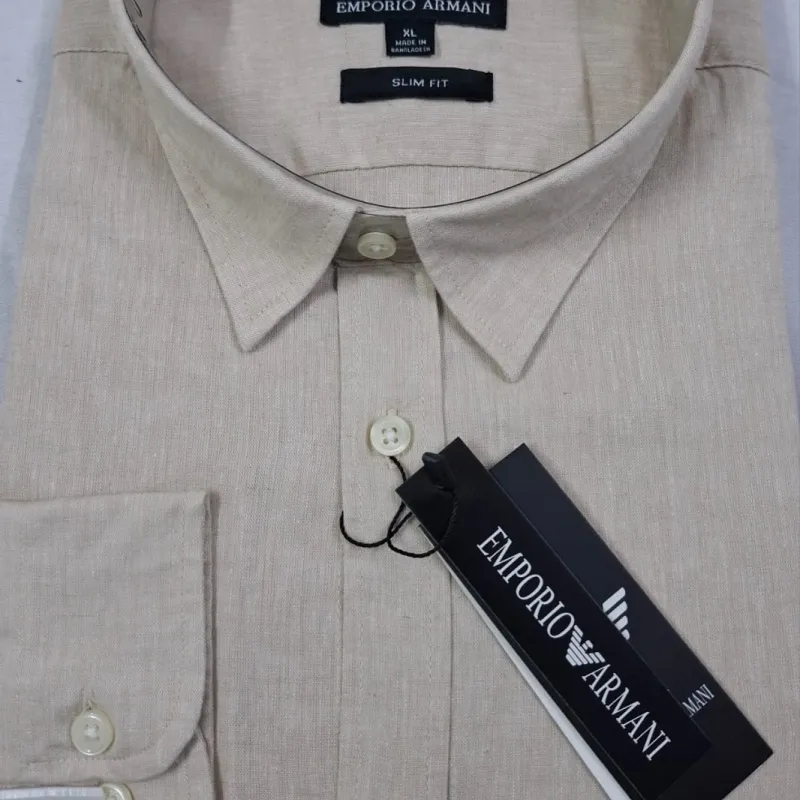 Armani Men's Slim Fit Long Sleeve Shirt Wholesale – Everywear Bangladesh Ltd Armani Men's Slim Fit Long Sleeve Shirt Wholesale – Everywear Bangladesh Ltd