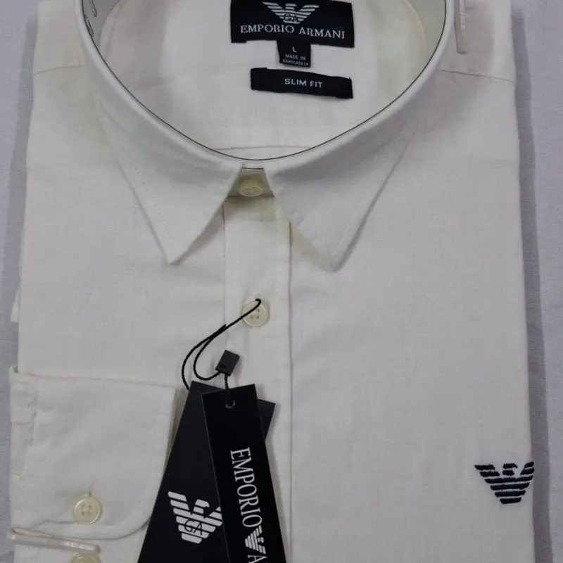 Armani Men's Slim Fit Long Sleeve Shirt Wholesale – Everywear Bangladesh Ltd Armani Men's Slim Fit Long Sleeve Shirt Wholesale – Everywear Bangladesh Ltd