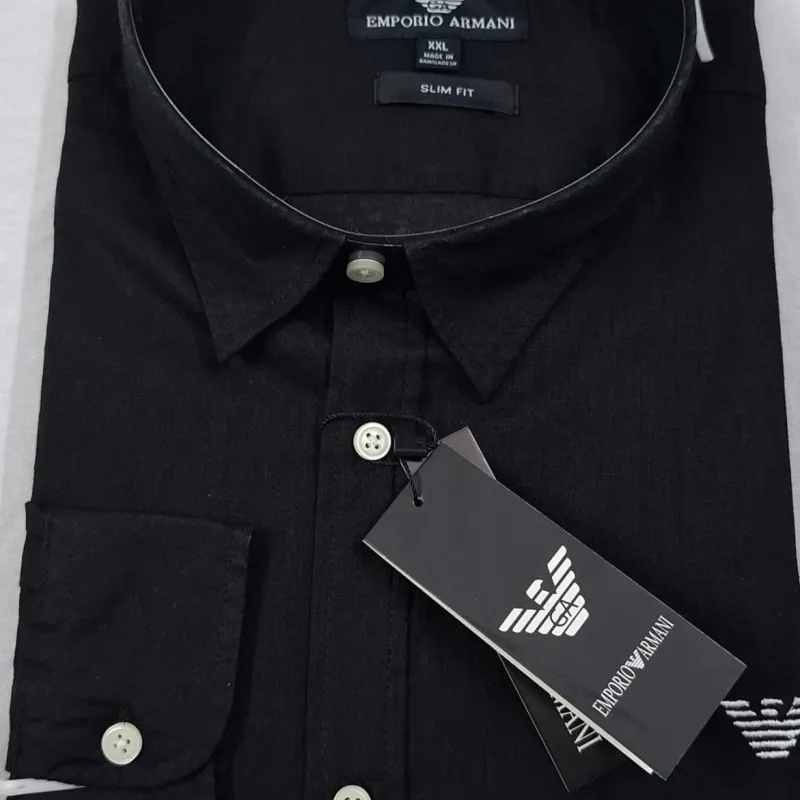 Armani Men's Slim Fit Long Sleeve Shirt Wholesale – Everywear Bangladesh Ltd Armani Men's Slim Fit Long Sleeve Shirt Wholesale – Everywear Bangladesh Ltd