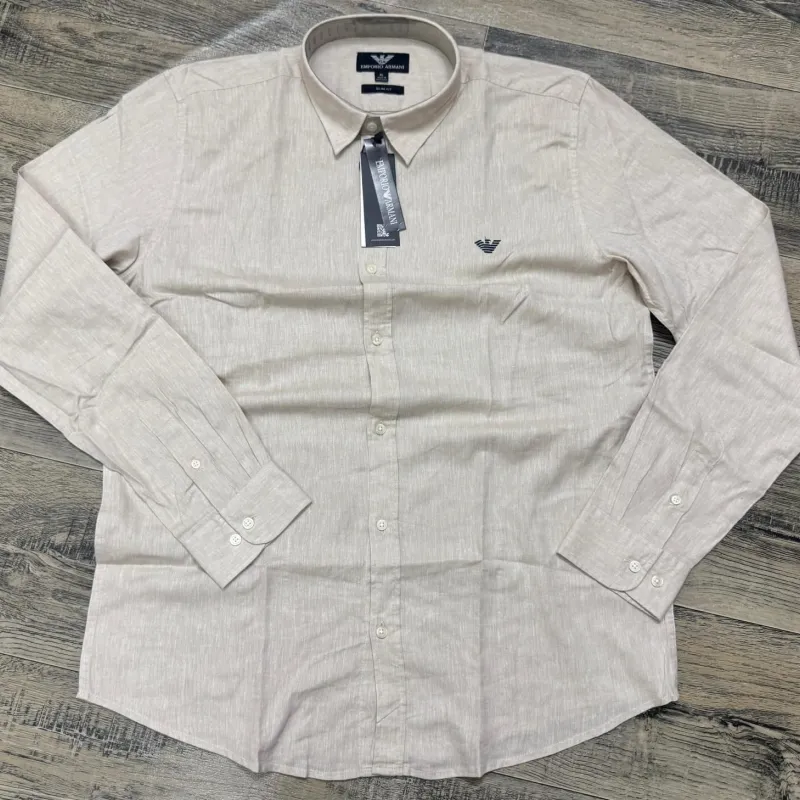 Armani Men's Slim Fit Long Sleeve Shirt Wholesale – Everywear Bangladesh Ltd Armani Men's Slim Fit Long Sleeve Shirt Wholesale – Everywear Bangladesh Ltd