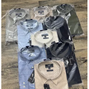 Armani Men's Slim Fit Long Sleeve Shirt Wholesale – Everywear Bangladesh Ltd