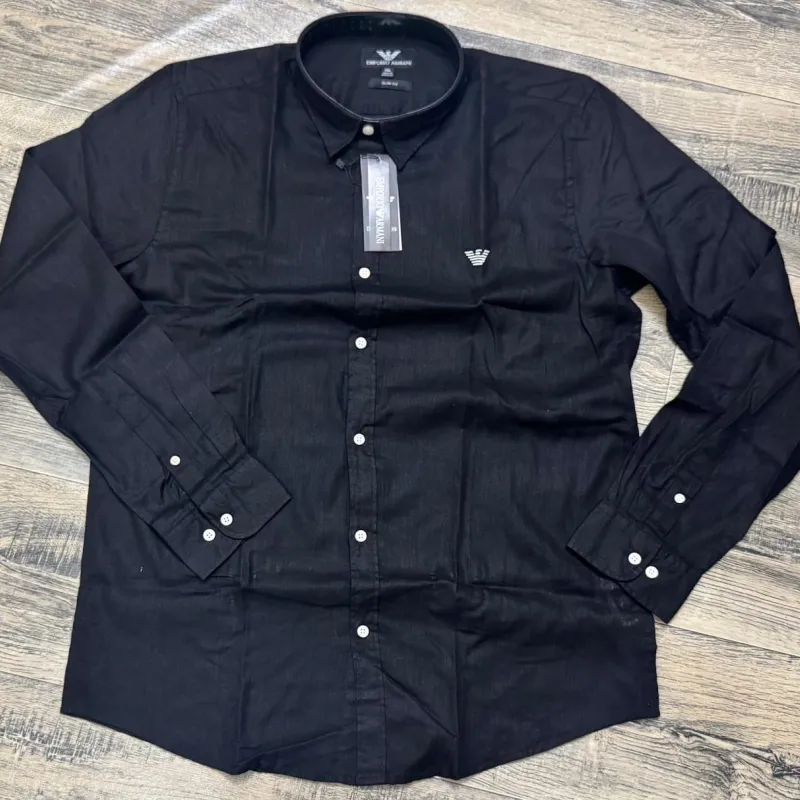 Armani Men's Slim Fit Long Sleeve Shirt Wholesale – Everywear Bangladesh Ltd Armani Men's Slim Fit Long Sleeve Shirt Wholesale – Everywear Bangladesh Ltd