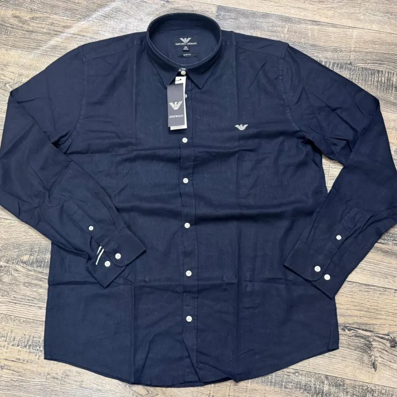 Armani Men's Slim Fit Long Sleeve Shirt Wholesale – Everywear Bangladesh Ltd Armani Men's Slim Fit Long Sleeve Shirt Wholesale – Everywear Bangladesh Ltd
