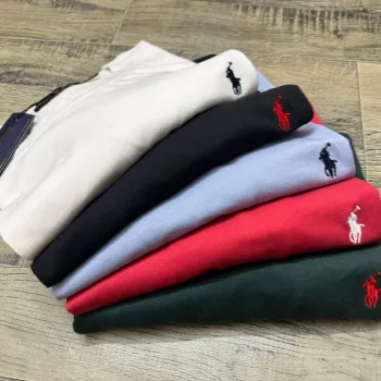 Ralph Lauren Men's Premium Stylish Round Neck Short Sleep T‑Shirt Wholesale – Everywear Bangladesh Ltd
