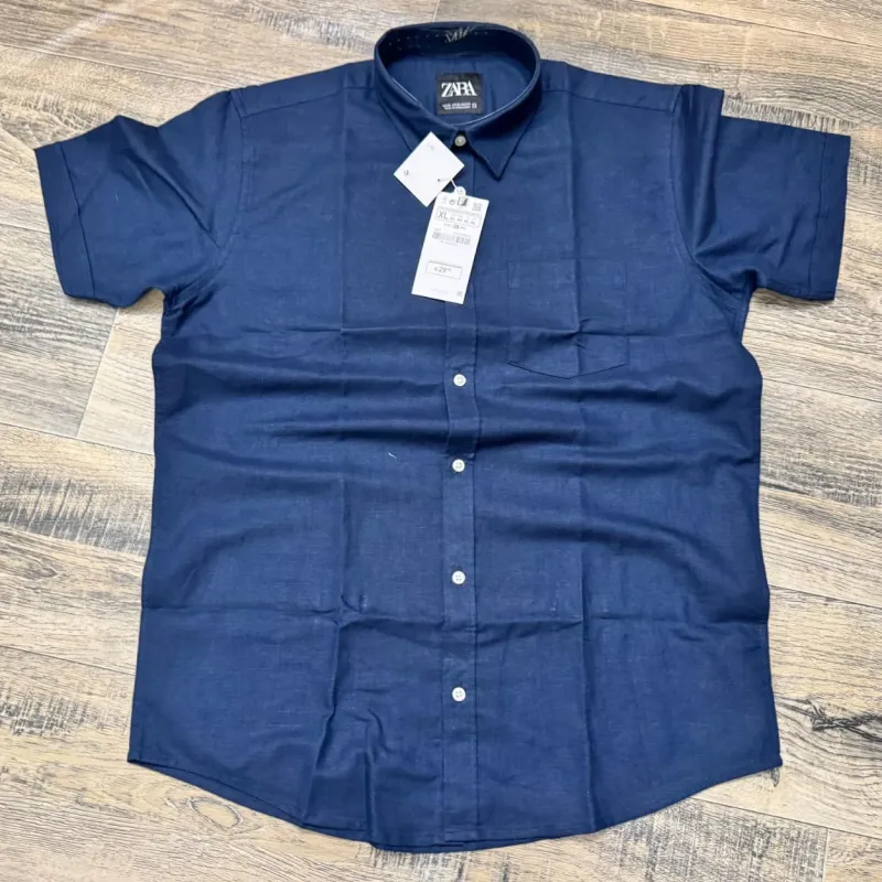 Tommy Hilfiger Men's Short Sleeve Rami Cotton Solid Shirt Wholesale – Everywear Bangladesh Ltd