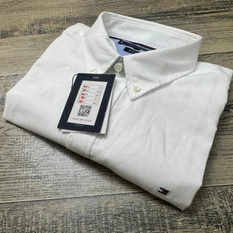Tommy Hilfiger Men's Short Sleeve Rami Cotton Solid Shirt Wholesale – Everywear Bangladesh Ltd