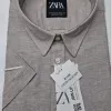 Zara Men's Short Sleeve Rami Cotton Shirt Wholesale – Everywear Bangladesh Ltd
