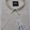 Zara Men's Short Sleeve Rami Cotton Shirt Wholesale – Everywear Bangladesh Ltd