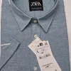 Zara Men's Short Sleeve Rami Cotton Shirt Wholesale – Everywear Bangladesh Ltd