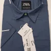 Zara Men's Short Sleeve Rami Cotton Shirt Wholesale – Everywear Bangladesh Ltd