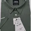 Zara Men's Short Sleeve Rami Cotton Shirt Wholesale – Everywear Bangladesh Ltd