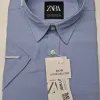 Zara Men's Short Sleeve Rami Cotton Shirt Wholesale – Everywear Bangladesh Ltd