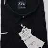 Zara Men's Short Sleeve Rami Cotton Shirt Wholesale – Everywear Bangladesh Ltd