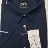 Zara Men's Short Sleeve Rami Cotton Shirt Wholesale – Everywear Bangladesh Ltd
