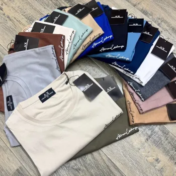 Armani Exchange Men's Premium Cotton T‑Shirt Wholesale – Everywear Bangladesh Ltd