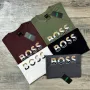 Boss Men's Premium Stylish Round Neck Short Sleeve T‑Shirt Wholesale 