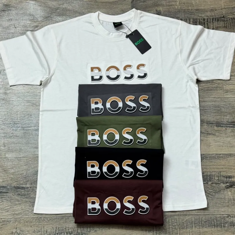 Boss Men's Premium Stylish Round Neck Short Sleeve T‑Shirt Wholesale Boss Men's Premium Stylish Round Neck Short Sleeve T‑Shirt Wholesale