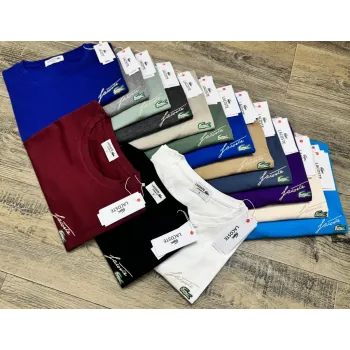 Lacoste Men's Premium Cotton T‑Shirt Wholesale – Everywear Bangladesh Ltd