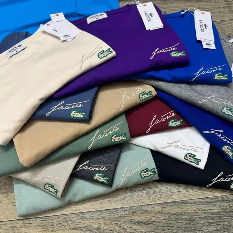 Lacoste Men's Premium Cotton T‑Shirt Wholesale – Everywear Bangladesh Ltd