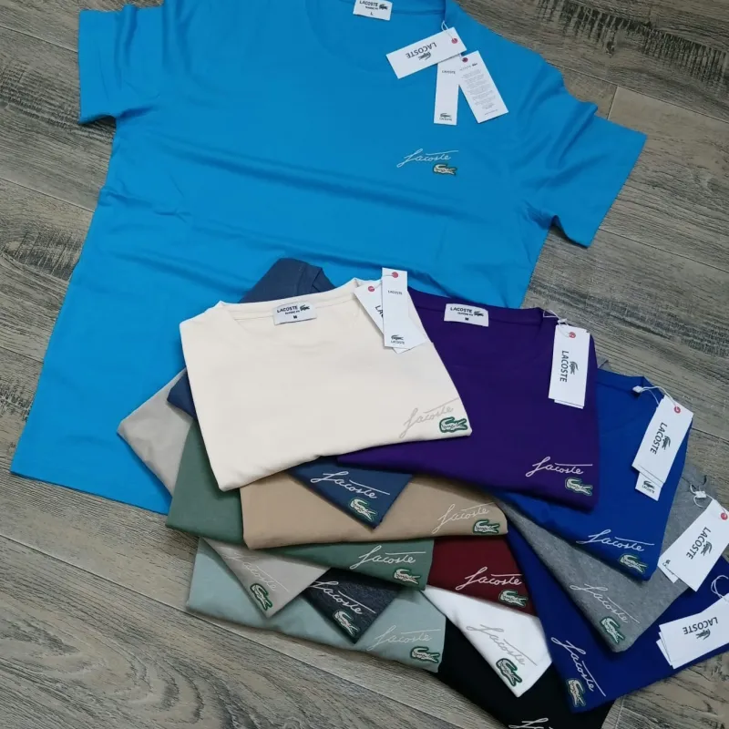 Lacoste Men's Premium Cotton T‑Shirt Wholesale – Everywear Bangladesh Ltd