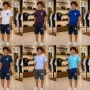 Burberry Boys SS T-Shirt Hidden City Print & 3 Quarter Terry Shorts Set Wholesale Bangladesh