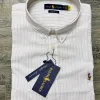 Ralph Lauren Men’s Premium Original Export Quality Ramie Stripe Long Sleeve Shirt Wholesale Bangladesh