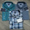 Tommy Hilfiger Men’s Premium Stylish Ramie Cotton Check Long Sleeve Shirt Wholesale Bangladesh