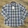 Tommy Hilfiger Men’s Premium Stylish Ramie Cotton Check Long Sleeve Shirt Wholesale Bangladesh