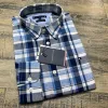 Tommy Hilfiger Men’s Premium Stylish Ramie Cotton Check Long Sleeve Shirt Wholesale Bangladesh