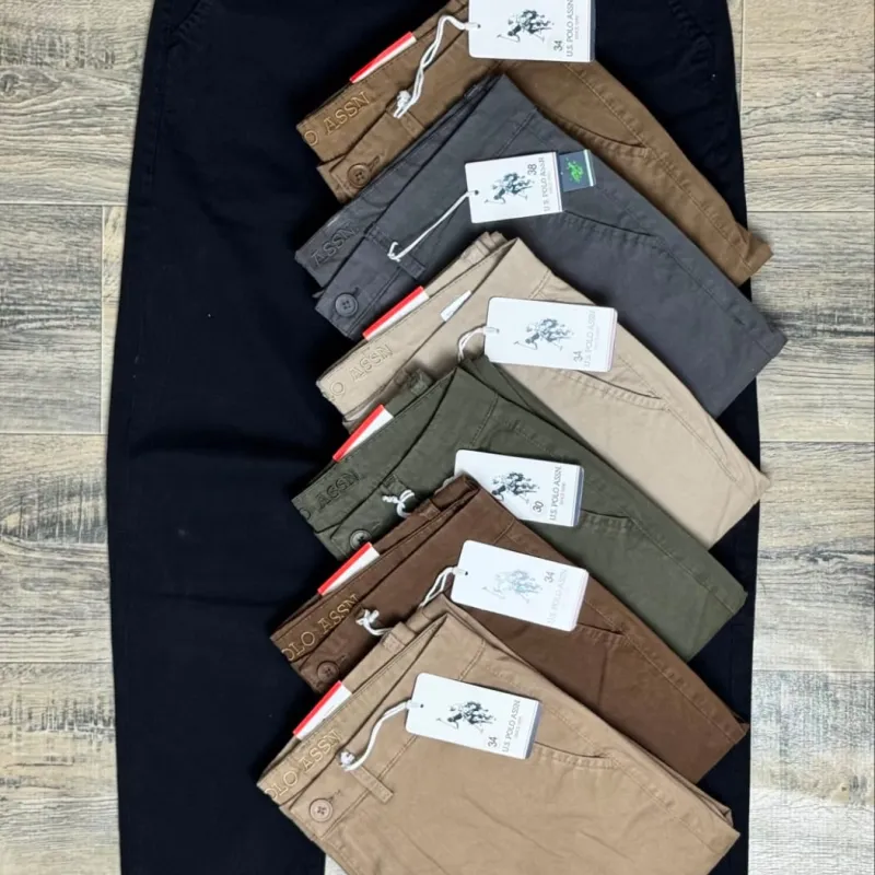 US Polo Men’s Premium Stylish Cotton Chino Long Twill Pant Wholesale Bangladesh
