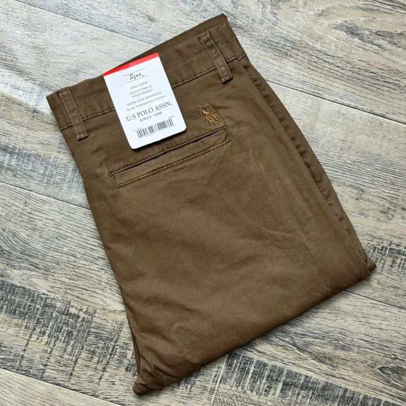 US Polo Men’s Premium Stylish Cotton Chino Long Twill Pant Wholesale Bangladesh
