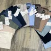 Zara Men’s Premium Stylish Ramie Cotton Solid Short Sleeve Shirt Wholesale Bangladesh