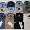 Zara Men’s Premium Stylish Ramie Cotton Solid Short Sleeve Shirt Wholesale Bangladesh