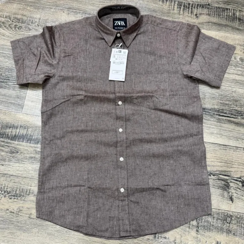 Ralph Lauren Men’s Premium Original Export Quality Ramie Stripe Long Sleeve Shirt Wholesale Bangladesh