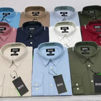 Boss Men’s Long Sleeve Oxford Solid Shirt Wholesale Bangladesh