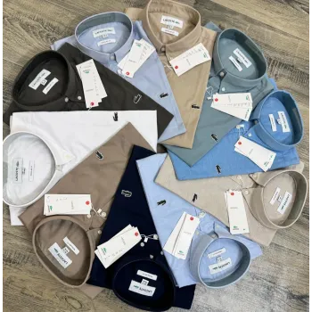 Lacoste Men’s Long Sleeve Oxford Solid Shirt Wholesale Bangladesh