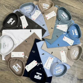Lacoste Men’s Long Sleeve Oxford Solid Shirt Wholesale Bangladesh