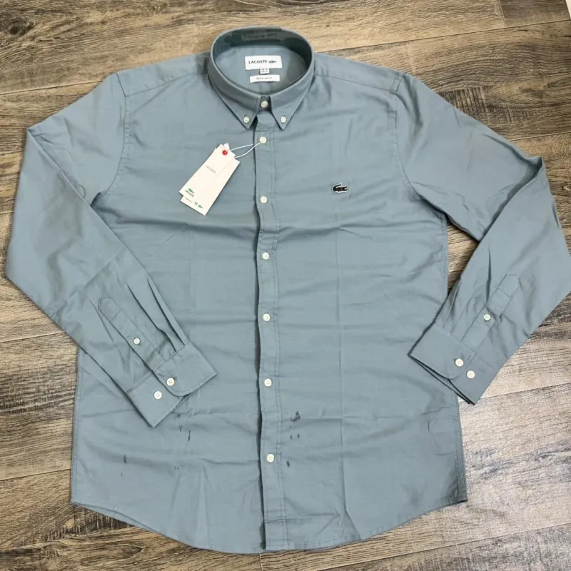 Lacoste Men’s Long Sleeve Oxford Solid Shirt Wholesale Bangladesh