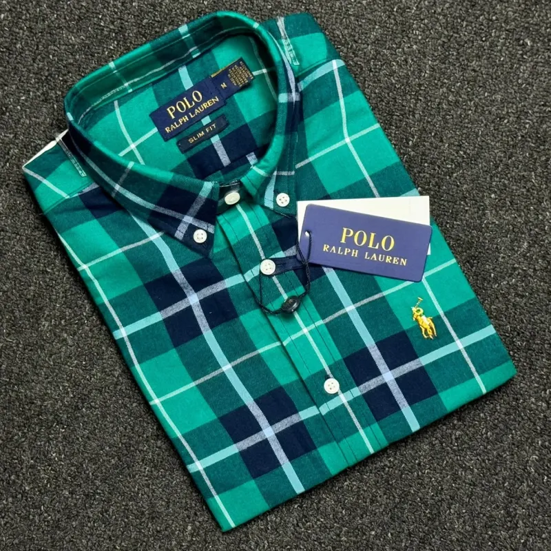 Ralph Lauren Men’s Cotton Flannel Short Sleeve Check Shirt Wholesale Bangladesh Ralph Lauren Men’s Cotton Flannel Short Sleeve Check Shirt Wholesale Bangladesh